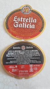 Collectable Beer: estrella galicia etiqueta